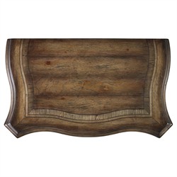 Riley French Country Distressed Brown Wood Bachelor Chest Dresser|