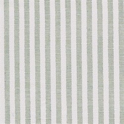 Delphine French Green Striped Sunbrella Aluminum Scalloped Outdoor Chaise|