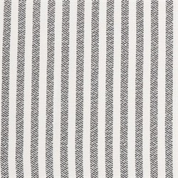 Delphine French Black Striped Sunbrella White Aluminum Scalloped Outdoor Chaise|