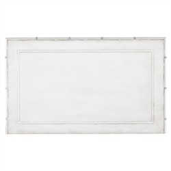 Sharise Coastal Beach White Wood Nightstand|