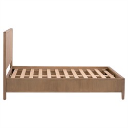 Mira Coastal Beach Natural Oak Bed - Queen|