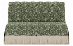 Nicolas Artichoke Linen Floral Banquette|