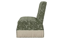 Nicolas Artichoke Linen Floral Banquette|