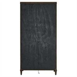 Shara Modern Classic Brown Oak Armoire|