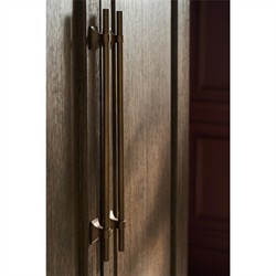 Shara Modern Classic Brown Oak Armoire|