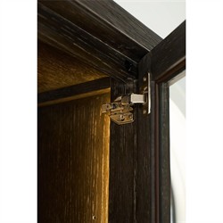 Shara Modern Classic Brown Oak Display Cabinet|