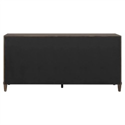 Shara Modern Classic Brown Oak Triple Dresser|