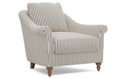 Amelie Peppercorn Stripe Chair|