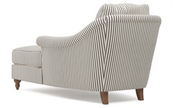 Amelie Caviar Velvet Chaise|