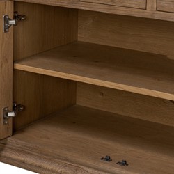 Harding Weathered Oak Cabinet|