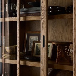 Harding Weathered Oak Cabinet|