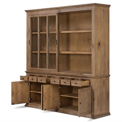 Harding Weathered Oak Cabinet|