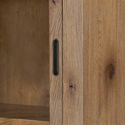 Harding Weathered Oak Cabinet|