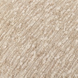 Leith Modern Classic Cream Boucle Brown Wood Bedroom Bench - 60"|