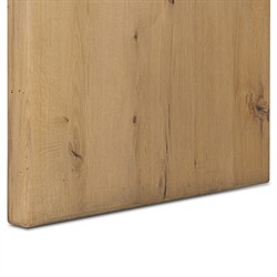 Nico Modern Classic Palermo Leather Natural Oak Desk|