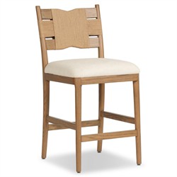 Tova Light Buff Oak Counter Stool|