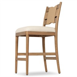 Tova Light Buff Oak Counter Stool|