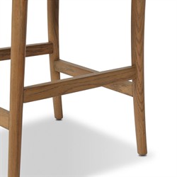 Tova Light Buff Oak Counter Stool|