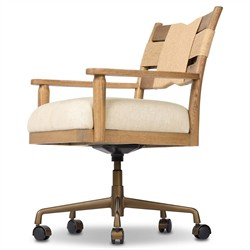 Tova Bergamo Parchment Desk Chair|