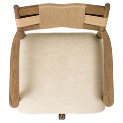 Tova Bergamo Parchment Desk Chair|