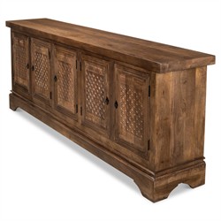 Christopher French Country Brown Mango Wood Sideboard|