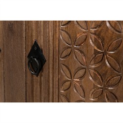 Christopher French Country Brown Mango Wood Sideboard|