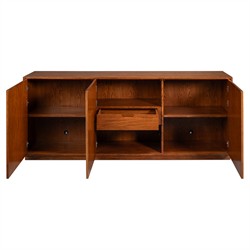 Lyla French Country Brown Wood Credenza|