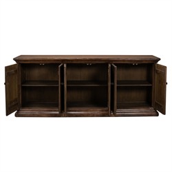 Ariana Rustic Lodge Brown Wood Sideboard|