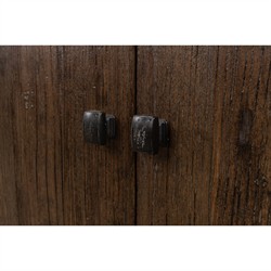 Ariana Rustic Lodge Brown Wood Sideboard|