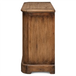 Zaki Rustic Lodge Brown Reclaimed Pine Wood Sideboard|