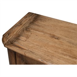 Zaki Rustic Lodge Brown Reclaimed Pine Wood Sideboard|