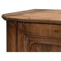 Zaki Rustic Lodge Brown Reclaimed Pine Wood Sideboard|