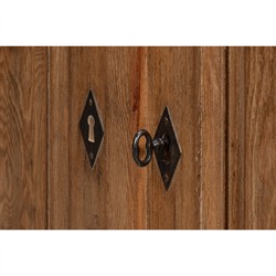 Zaki Rustic Lodge Brown Reclaimed Pine Wood Sideboard|