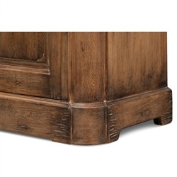 Zaki Rustic Lodge Brown Reclaimed Pine Wood Sideboard|