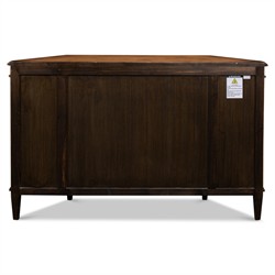 Walker French Country Brown Reclaimed Pine Wood Credenza|