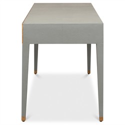 Levi Modern Classic Grey Shagreen Leather Desk|