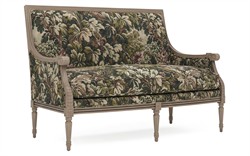 Juliette Laurel Grove Botanical Weave Driftwood Settee|