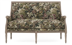 Juliette Laurel Grove Botanical Weave Driftwood Settee|