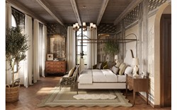 Juliette Tapestry Forest Weave Driftwood Settee|