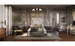 Juliette Tapestry Forest Weave Driftwood Settee|