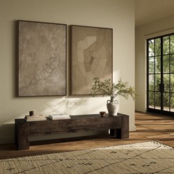 Pinecorn II Diptych Mixed Media|