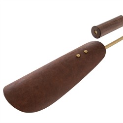 Ashton Rustic Brass Iron Brown Leather Shade Sputnik Chandelier|