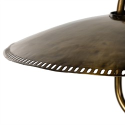 Arely Updated Traditional Dark Antique Brass Iron Single Pendant|