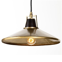 Novak Updated Traditional Antique Brass Iron Single Pendant|