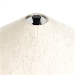 Iris Updated Traditional Matte Black Aluminum Table Lamp|