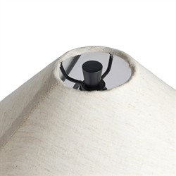 Shauna Updated Traditional Matte Black Aluminum Footed Base Table Lamp|