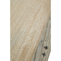 Raine French Country Blue Distressed Reclaimed Pine Wood Sideboard|