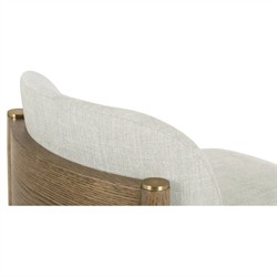 Clia Modern Classic Cream Performance Natural Oak Counter Stool|