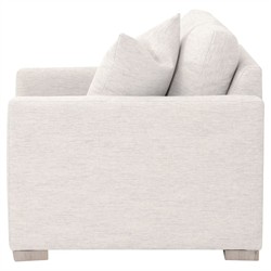 Davis Modern Classic Cream Performance Grey Oak Arm Chair|