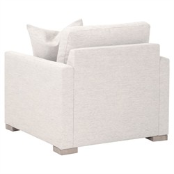 Davis Modern Classic Cream Performance Grey Oak Arm Chair|